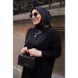 levidor Çevirmeli Kilitli Omuz Çantası, Standart, 930233, Siyah, Kadın