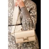 levidor Çift Askılı Omuz Çantası, Standart, 930235, KREM, Kadın