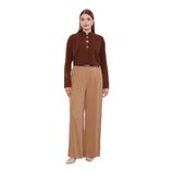 levidor Düz Kesim Palazzo Pantolon, 38, 410111, Camel, Kadın