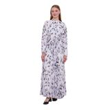 levidor Fırfır Kol Detaylı Elbise V17915, 44, 330188, Gri, Kadın