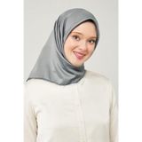 Levidor Füme Düz Renk Trend Twill Polyester Eşarp
