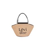 levidor Hasır Görünümlü El Çantası, Standart, 930449, HAKİ - SİYAH, Kadın