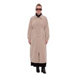 levidor Kapitone Detaylı Trençkot, 44, 530086, Camel, Kadın