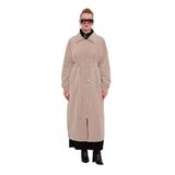 levidor Kapitone Detaylı Trençkot, 48, 530086, Camel, Kadın