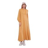 levidor Kapuşonlu Gizli Cep Detaylı Elbise, S, TYC2FAC640CDB6D60CA231600, Hardal, Kadın