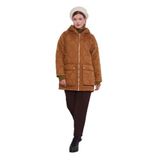 levidor Kapüşonlu Kapitone Kısa Mont, 40, TYCC0131022EF69E34D86A300, Kahve, Kadın