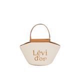 levidor Krem - Camel Hasır Görünümlü El Çantası, Standart, 930449, Krem - Camel, Kadın