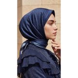 Levidor Kristal Eşarp Kemer Desen Lacivert