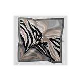 Levidor Kristal Eşarp Zebra Desen Gri