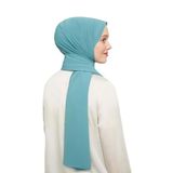 levidor Küf Yeşili Düz Medine İpeği Şal, 80 x 190, V2340, Küf Yeşili, Kadın