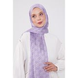 levidor Lila Harf Desen Brand Şal, 70 x 190, Harf Desen Brand Şal, renkli, Kadın