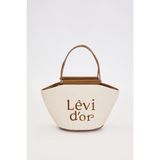 Levidor Lêvi D'or Yeşil Hasır Görünümlü El Çantası - 26 cm