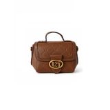 Levidor Mıknatıslı Oval Kesim Omuz Çantası Camel 930411