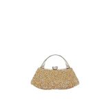 levidor Mini Gold Taşlı Abiye El Çantası, Standart, 930184, Mini Gold, Kadın