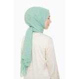 levidor Mint Yeşili Bambu Kraş Şal, 80 x 190, V1545, Mint Yeşili, Kadın
