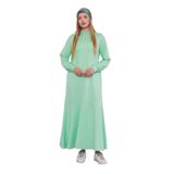 levidor Mint Yeşili Kapuşonlu Gizli Cep Detaylı Tesettür Elbise, S, Kapuşonlu Gizli Cepli Model, Mint Yeşili, Kadın