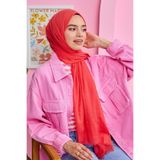 levidor Olay Pamuk Şal, 75 x 190, TYCD5A575A9D02207EF2C6B00, Mercan, kadın