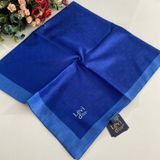 Levidor Premium Monogram Eşarp Açık Mavi- Saks Mavi GX0211