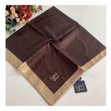 Levidor Premium Monogram Eşarp Kahve GX0207