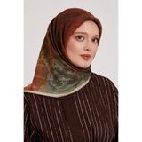 Levidor Royal Eşarp Batik Desen Zümrüt