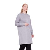 levidor Simli Triko Tunik, 42, V22599, Gri, Kadın