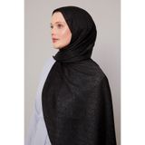 Levidor Siyah Simli Diamond Şal