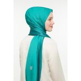 levidor Twill Şal V26280, Tek Ebat, Twill Şal, Yeşil, Kadın
