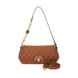 levidor Yelpaze Kilit Detay Omuz Çantası, Standart, 930290, Camel, Kadın
