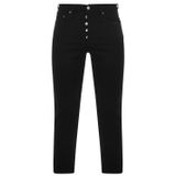 Levi's 501 Crop Jeans, Kadın Kot Pantolon, Black (0085), 26W / 26L
