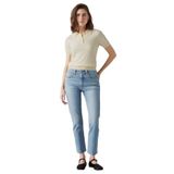 Levi's 501 Crop Jeans, Kadın Kot Pantolon, Light Indigo (0018), 27W / 28L