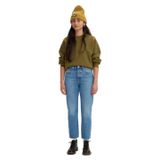 Levi's 501 Crop Jeans, Kadın Kot Pantolon, Med Indigo (0006), 28W / 28L