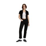 Levi's 501 Crop Kadın Jean Pantolon Kadın Kot Pantolon, Siyah, 26W/30L