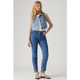 Levis 501 Pamuklu Straight Fit Yüksek Bel Düz Paça Jeans Bayan Kot Pantolon A7739-0029 Açik Mavi