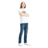 Levi's 502 Taper Erkek Jean, Dark Indigo - Flat Finish (0933), 40W/32L