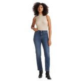 Levi's 724 High Rise Straight Jeans, Kadın Kot Pantolon, Dark Indigo (0007), 25W / 30L