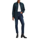 Levi's 724 High Rise Straight Jeans, Kadın Kot Pantolon, Dark Indigo (0208), 27W / 30L