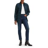 Levi's 724 High Rise Straight Jeans, Kadın Kot Pantolon, Dark Indigo (0208), 28W / 32L