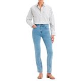 Levi's 724 High Rise Straight Jeans, Kadın Kot Pantolon, Med Indigo (0233), 27W / 32L
