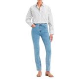 Levi's 724 High Rise Straight Jeans, Kadın Kot Pantolon, Med Indigo (0233), 30W / 30L