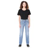 Levi's 724 High Rise Straight Jeans, Kadın Kot Pantolon, Med Indigo (0292), 27W / 30L