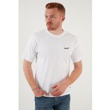 Levis A0637-0000 Beyaz Orig Hm Vneck V Yaka Relaxed Düz Erkek T-shirt