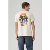 Levis A2082-0366 Erkek Relaxed Fit Arkalı Baskılı Bej Tişört