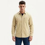 Levi's Erkek Bej Klasik Yaka Kadife Gömlek - 002-Bej