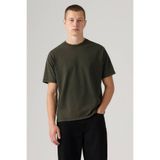 Levi's Erkek Kısa Kollu Tişört Erkek Eskitme Görünümlü Rosin Red Tab Vintage T-shirt