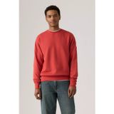 Levi's Erkek Pamuklu Kırmızı Relaxed Fit Bisiklet Yaka Logolu Sweatshirt - A9244