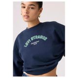 Levi's Graphic Vintage Boxy Sweatshirt Kadın Sweatshirt, Mavi, L