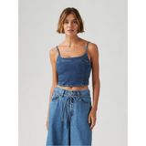 Levi's Kadın Mavi Jean Kot Askılı Crop Büstiyer 001SD-0000