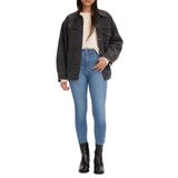 Levi's Kadın Mile High Super Skinny Jeans, Koyu Çivit Rengi Giyilmiş, 30W / 30L