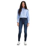 Levi's Mile High Super Skinny Jeans, Kadın Kot Pantolon, Dark Indigo (0001), 24W / 28L