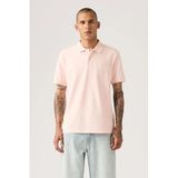 Levi's Original Polo Tişört Erkek T-shirt, Pembe, M